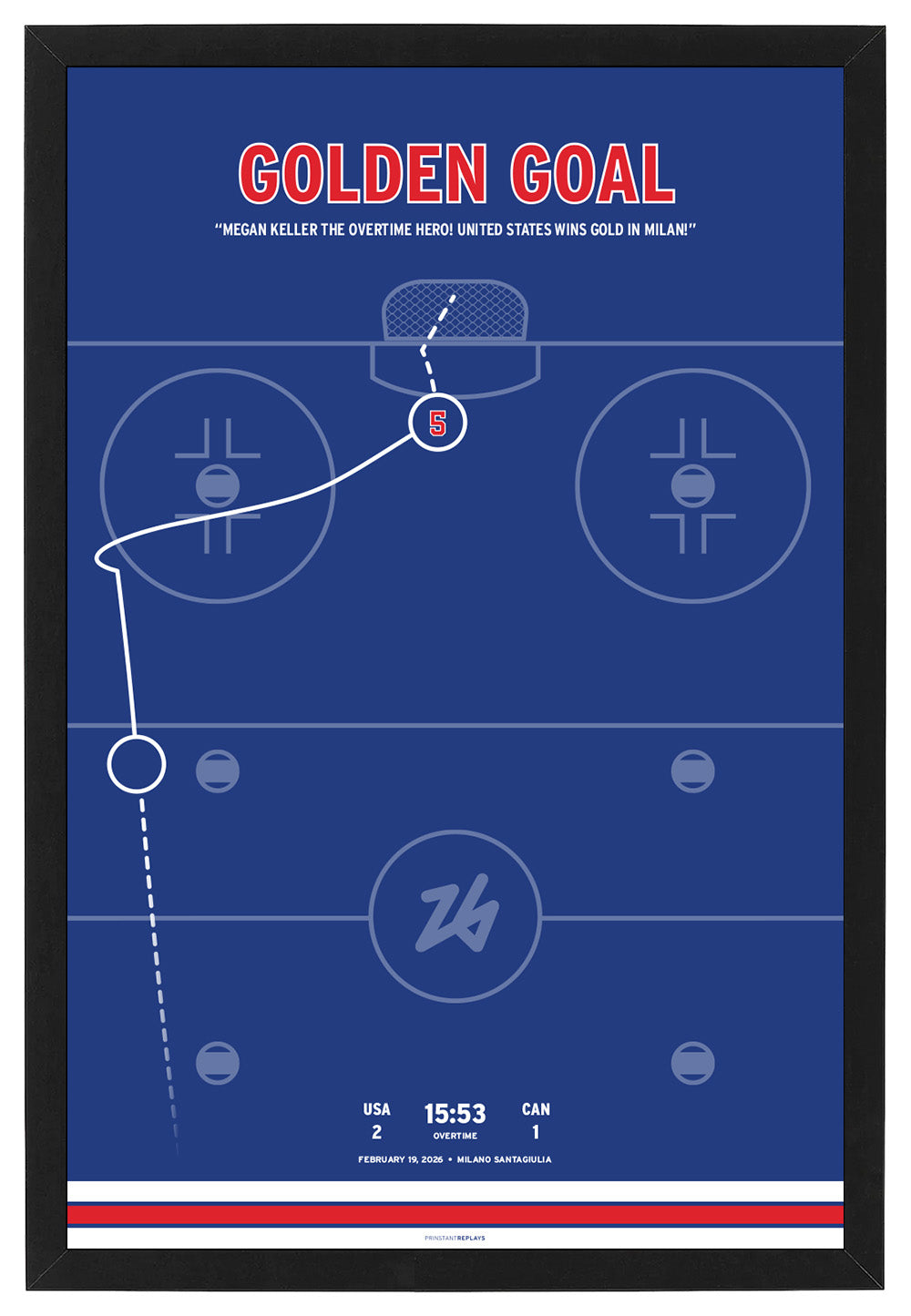 USA Women's Hockey — Golden Goal for Gold