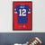 Buffalo Bills Jim Kelly Jersey Framed Print
