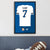 Denver Broncos John Elway Jersey Framed Print