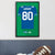 Seattle Seahawks Steve Largent Jersey Framed Print