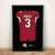 Arizona Cardinals Budda Baker Autographed Jersey Framed Print