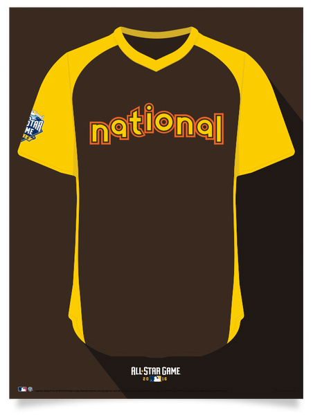 2016 National League All Star Jersey Print