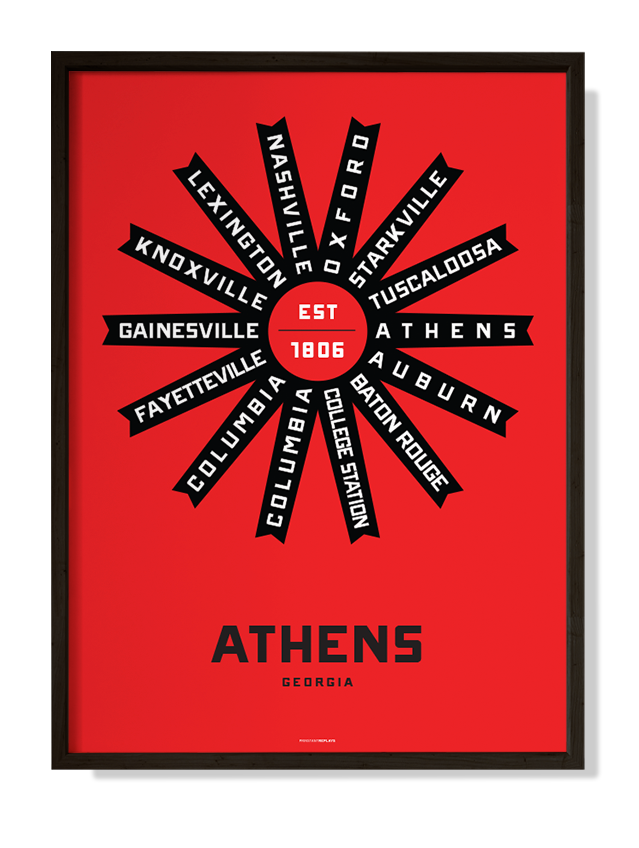 Athens, Georgia Print