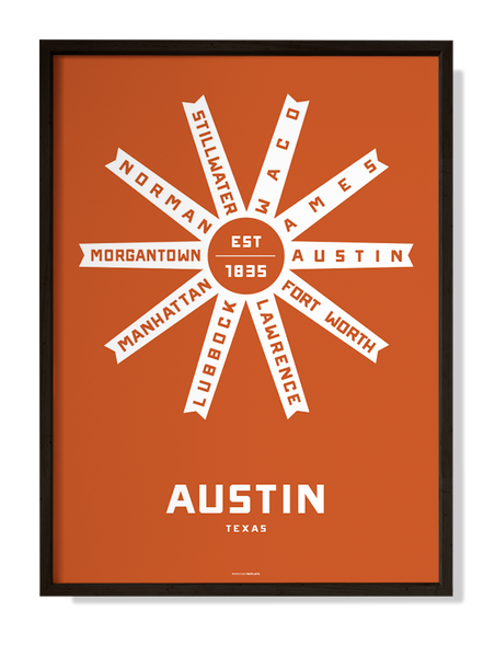 Austin, Texas Print