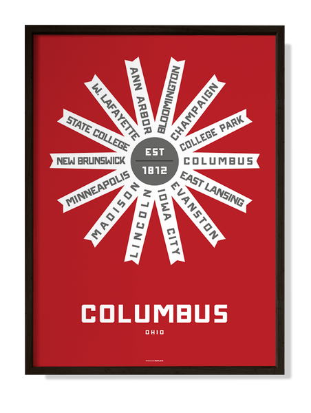 Columbus, Ohio Print
