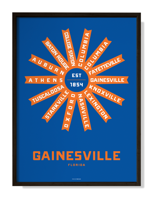 Gainesville, Florida Print