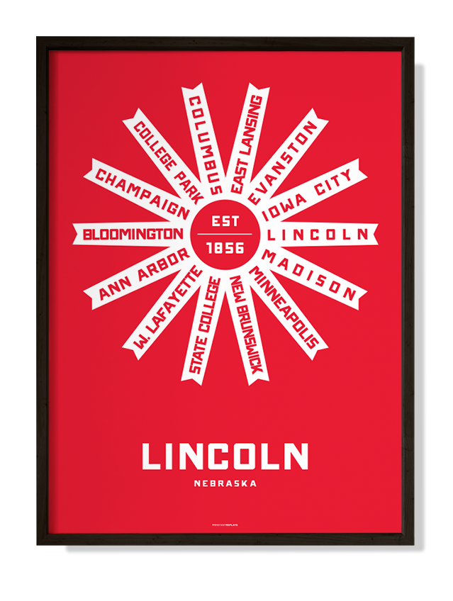 Lincoln, Nebraska Print
