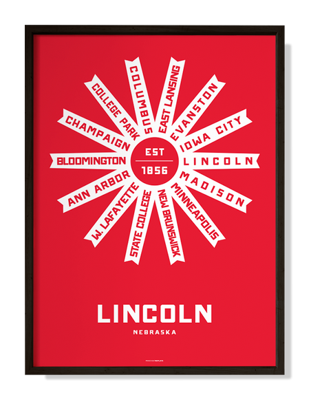 Lincoln, Nebraska Print