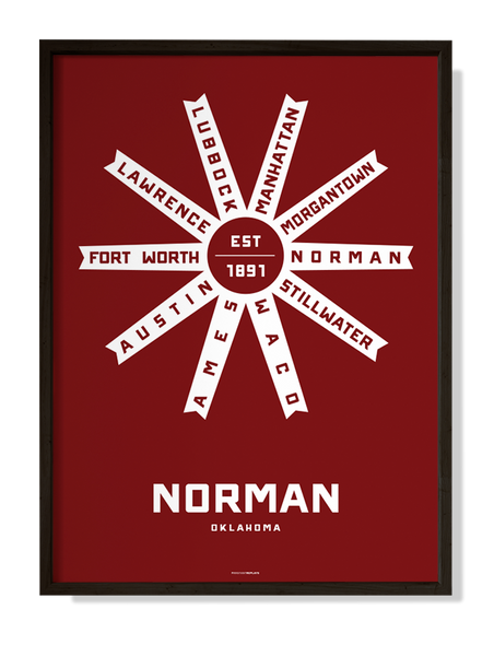 Norman, Oklahoma Print