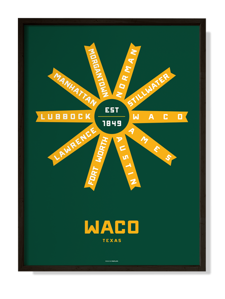 Waco, Texas Print